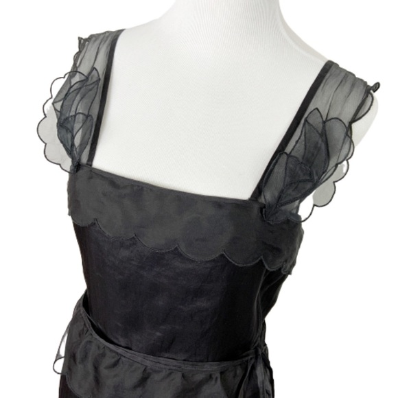 NWT Stella McCartney Black Silk Cocktail Dress 4 - Picture 5 of 14